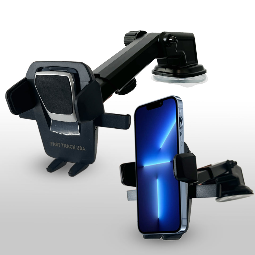 Car Phone Mount Holder One Touch Adjustable Long Neck-2