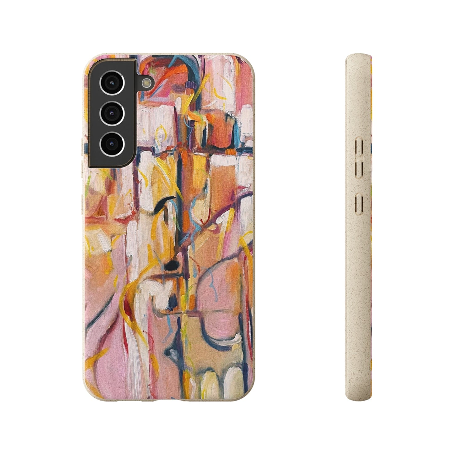 Biodegradable Phone Case with 'Abstract Pueblo' Original Artwork by Barbara Cleary-34