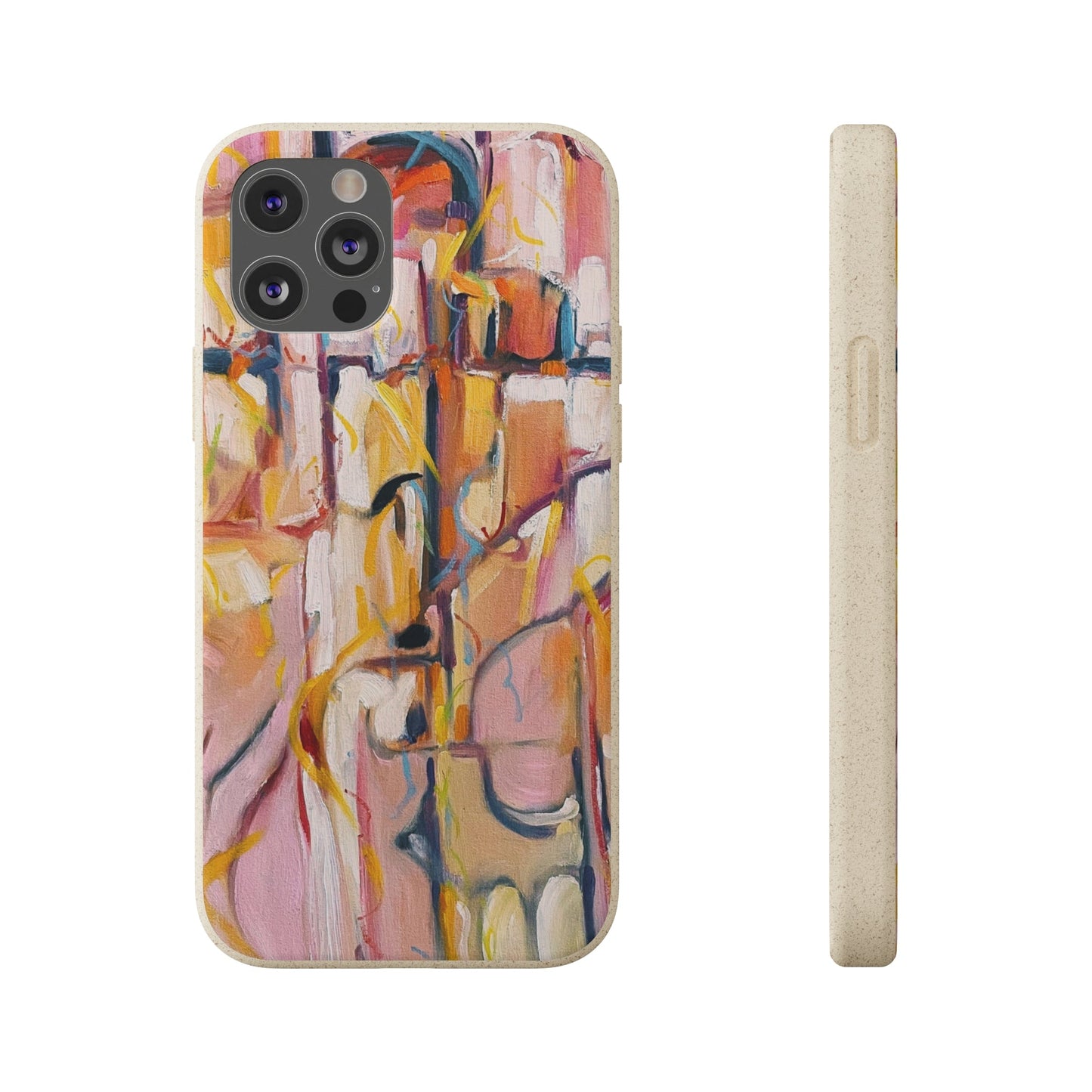 Biodegradable Phone Case with 'Abstract Pueblo' Original Artwork by Barbara Cleary-28
