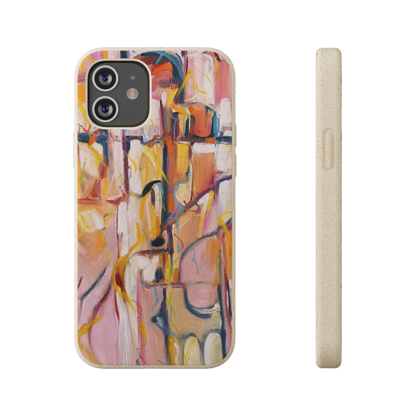 Biodegradable Phone Case with 'Abstract Pueblo' Original Artwork by Barbara Cleary-17